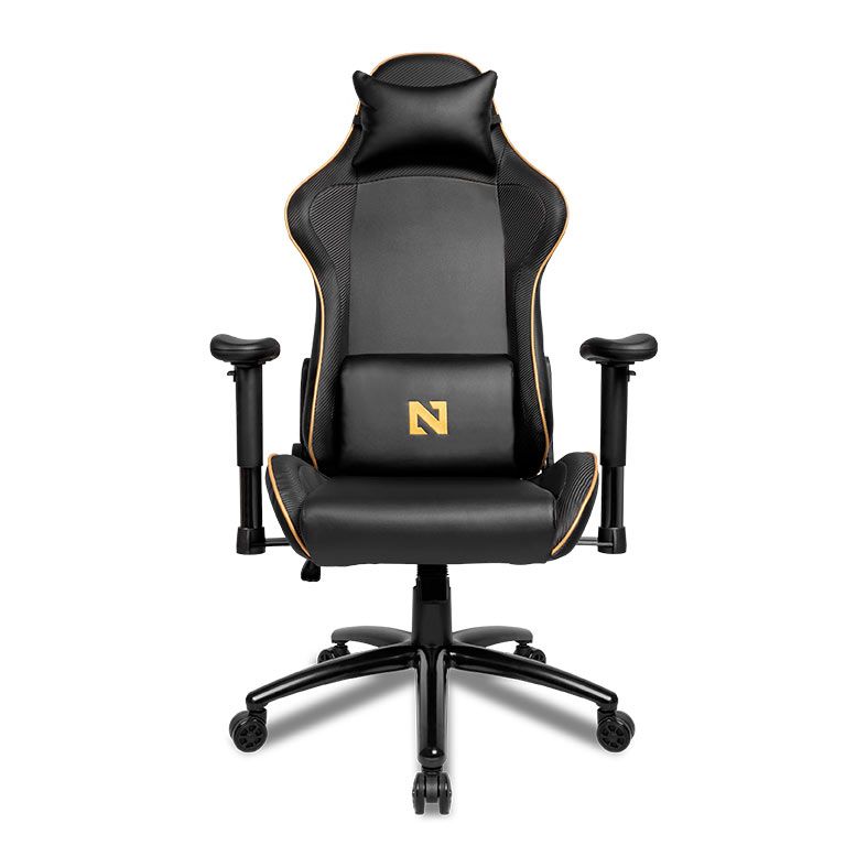 cadeira gamer netenho miramar v2 preto e dourado cadeira gamer netenho miramar v2 preto e dourado