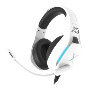 headset gamer t hard bal 67 led azul 50mm branco