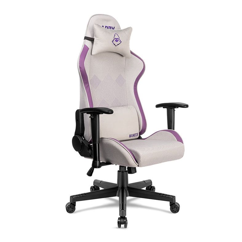 cadeira gamer mancer harpy sl branco e roxo cadeira gamer mancer harpy sl branco e roxo