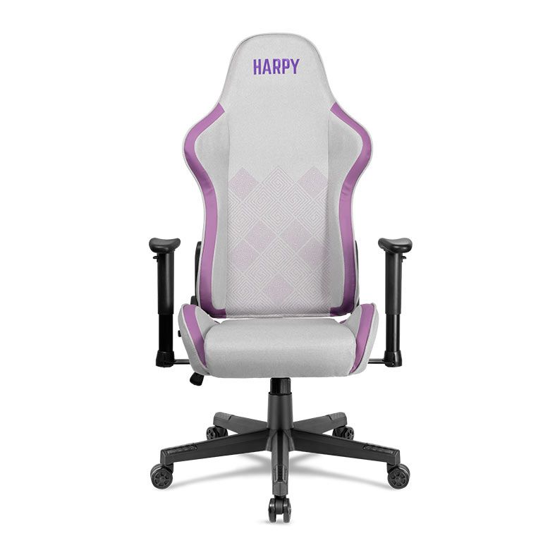 cadeira gamer mancer harpy sl branco e roxo cadeira gamer mancer harpy sl branco e roxo