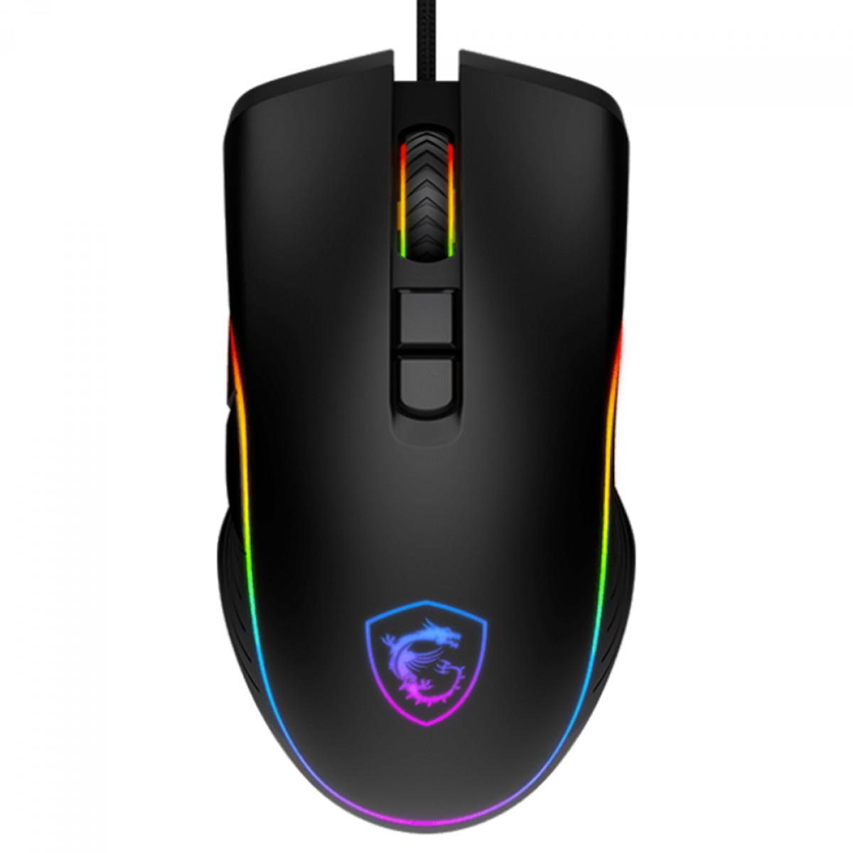 mouse gamer msi forge gm300, rgb, 7200 dpi, 7 botões, preto mouse gamer msi forge gm300, rgb, 7200 dpi, 7 botões, preto