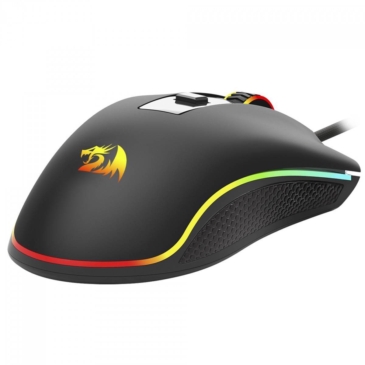 mouse gamer redragon cobra cypher lite, rgb, 12800 dpi, 6 botões programáveis, sensor sunplus 6651b, preto, m611 rgb mouse gamer redragon cobra cypher lite, rgb, 12800 dpi, 6 botões programáveis, sensor sunplus 6651b, preto, m611 rgb