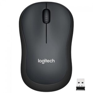 mouse logitech m220 silent, sem fio, 1000 dpi, 3 botões, preto, 910 007482
