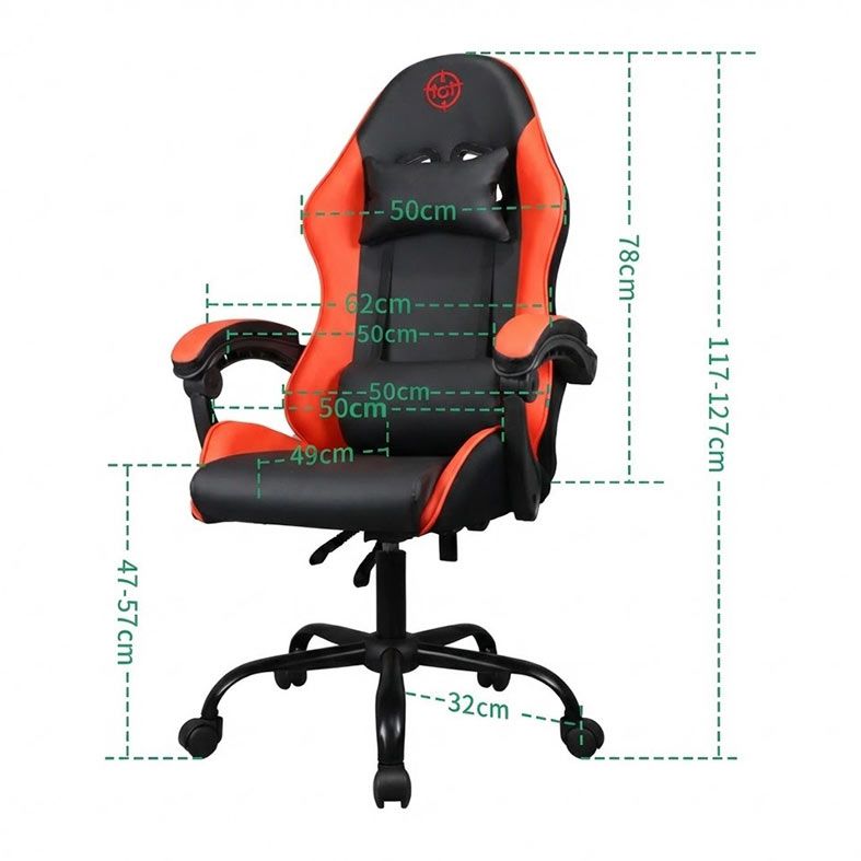 cadeira gamer tgt heron preta e vermelha cadeira gamer tgt heron preta e vermelha