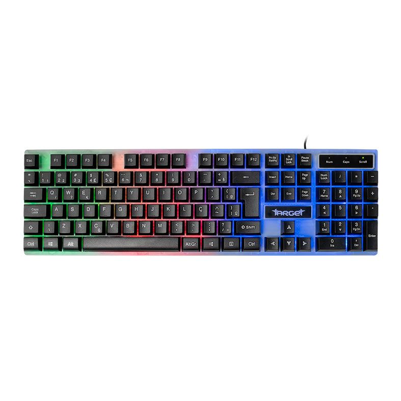 teclado gamer t hard m60 a1 rainbow branco teclado gamer t hard m60 a1 rainbow branco