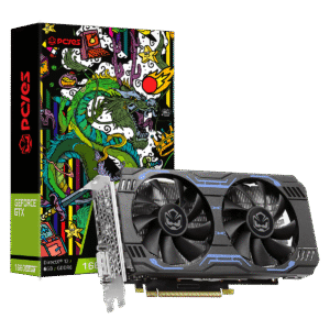 gpu gtx 1660 super gddr6 6gb 192 bits full size dual fan pa1660s6gr6df