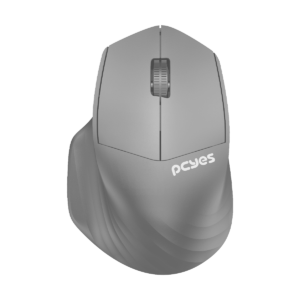 mouse sem fio pcyes dash lite gray 1600dpi silent click pmdv2gy