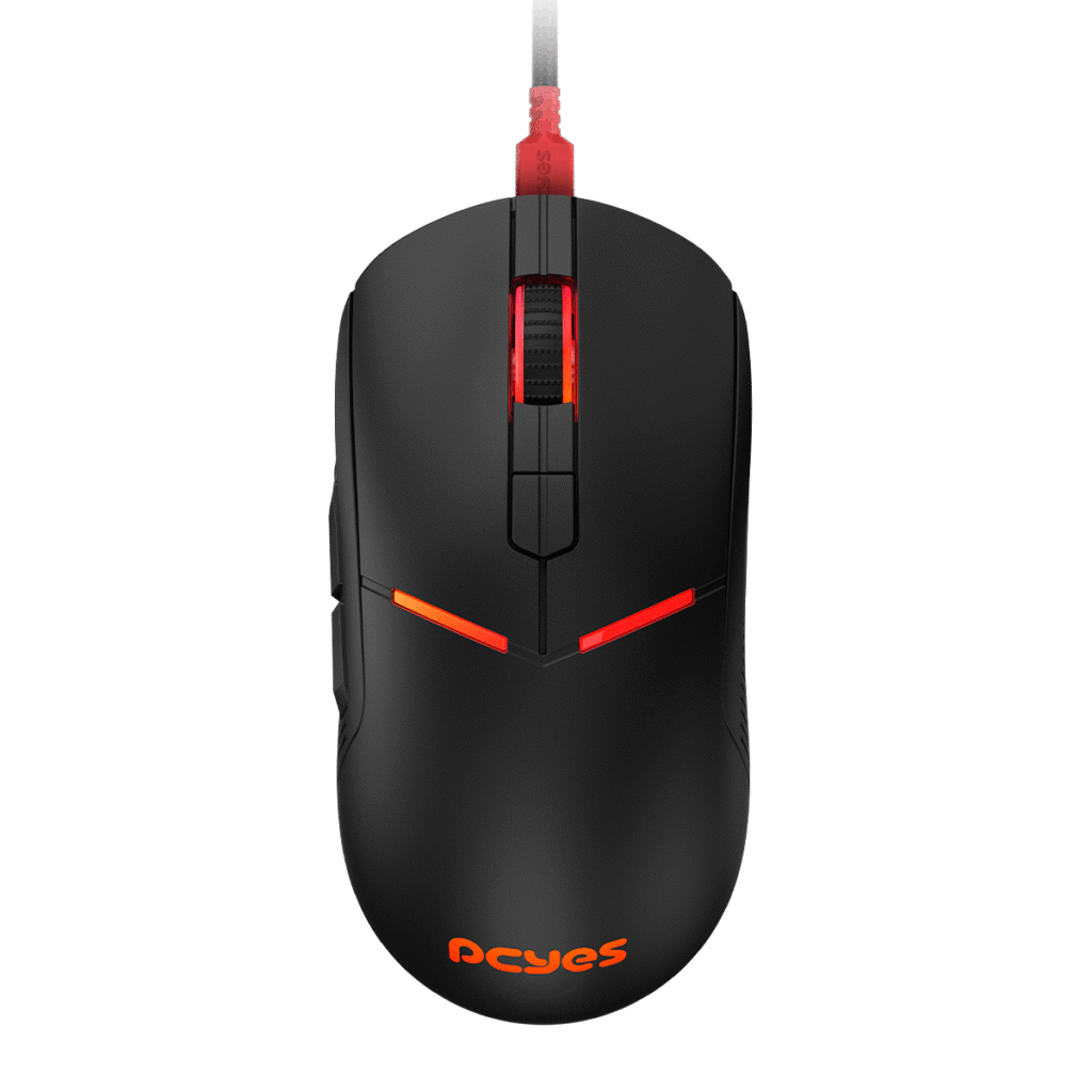 Mouse Gamer Pcyes Argus - 12400 Dpi - Rgb - 8 Botões - Pmgabv