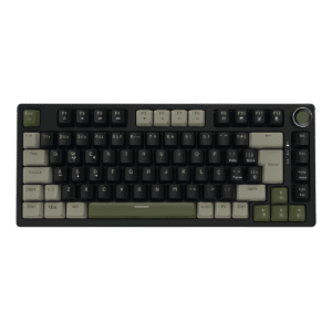 teclado mecânico 75% rgb switch blue cammo edition