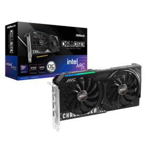 placa de video asrock intel arc b570 challenger 10g oc 160 bits