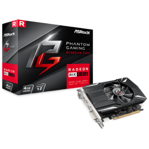 placa de vídeo asrock rx 550 phantom gaming 4gb gddr5 128bits