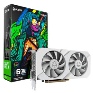 placa de video nvidia geforce rtx 3050 6gb gddr6 96bit branco projeto edge
