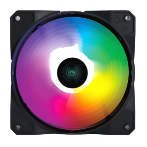 fan gamer para gabinete vinik v.ring 5.0 full blade 120mm led 5 cores