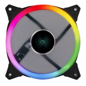 fan gamer para gabinete vinik v.ring 5.0 full halo 120mm led 5 cores