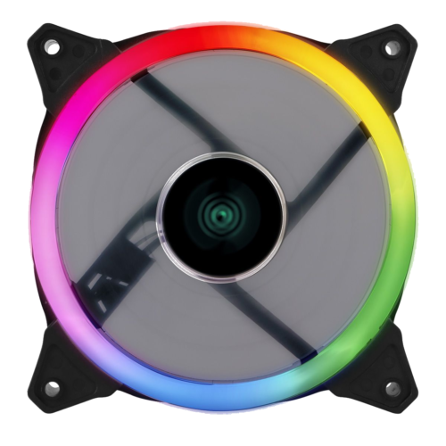 fan gamer para gabinete vinik v.ring 5.0 full halo 120mm led 5 cores