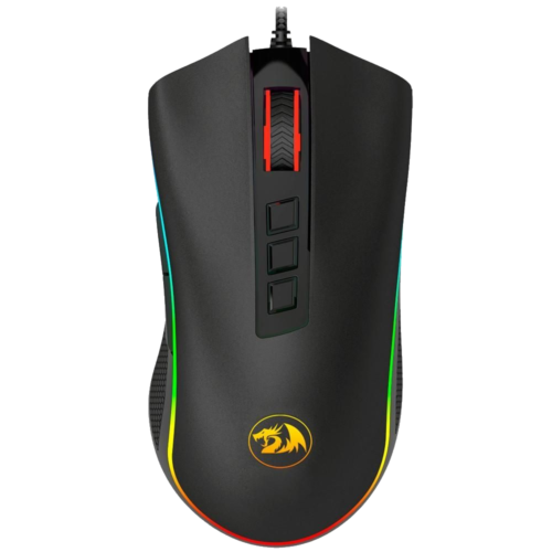 mouse redragon cobra m711 7 botões c/fio 10000dpi rgb preto