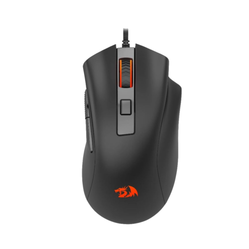 mouse gamer redragon devourer 26000 dpi 7 botões pixar pmw3395 preto