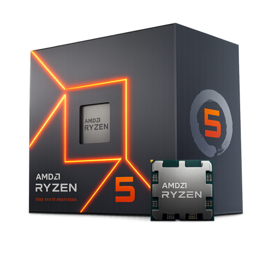 processador amd ryzen 5 7600 am5 3.8ghz (5.1ghz turbo) 6 cores 12 threads 32mb cache wraith stealth 100 100001015box