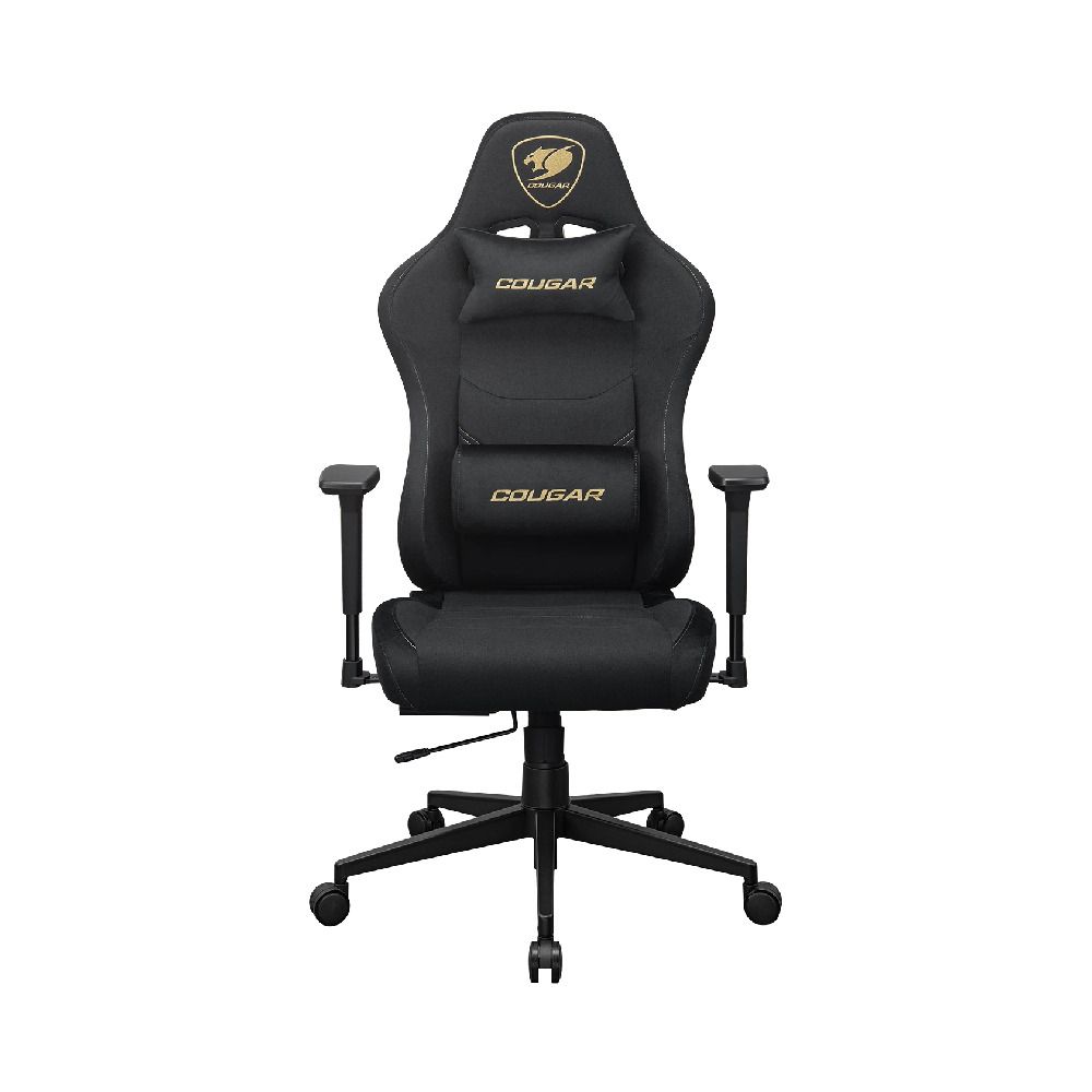 Cadeira Gamer Cougar Prime Gold Preto e Dourada até 120Kg - CGR-PRM-GLB