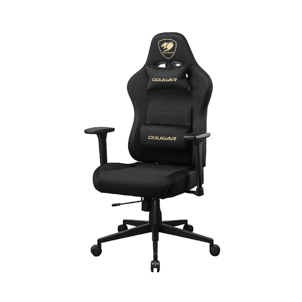 Cadeira Gamer Cougar Prime Gold Preto e Dourada até 120Kg - CGR-PRM-GLB