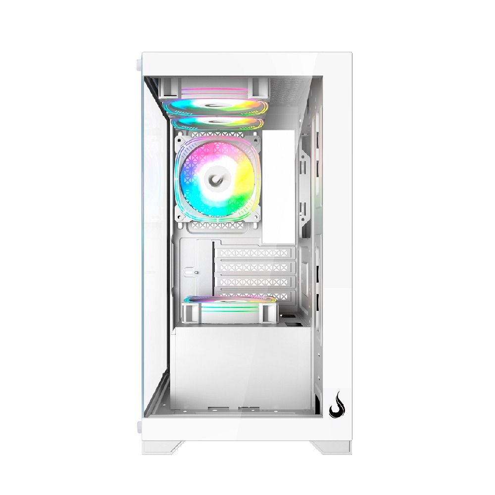 gabinete gamer rise mode crystal glass mid tower vidro temperado usb 3.0 s/ fans gabinete gamer rise mode crystal glass mid tower vidro temperado usb 3.0 s/ fans