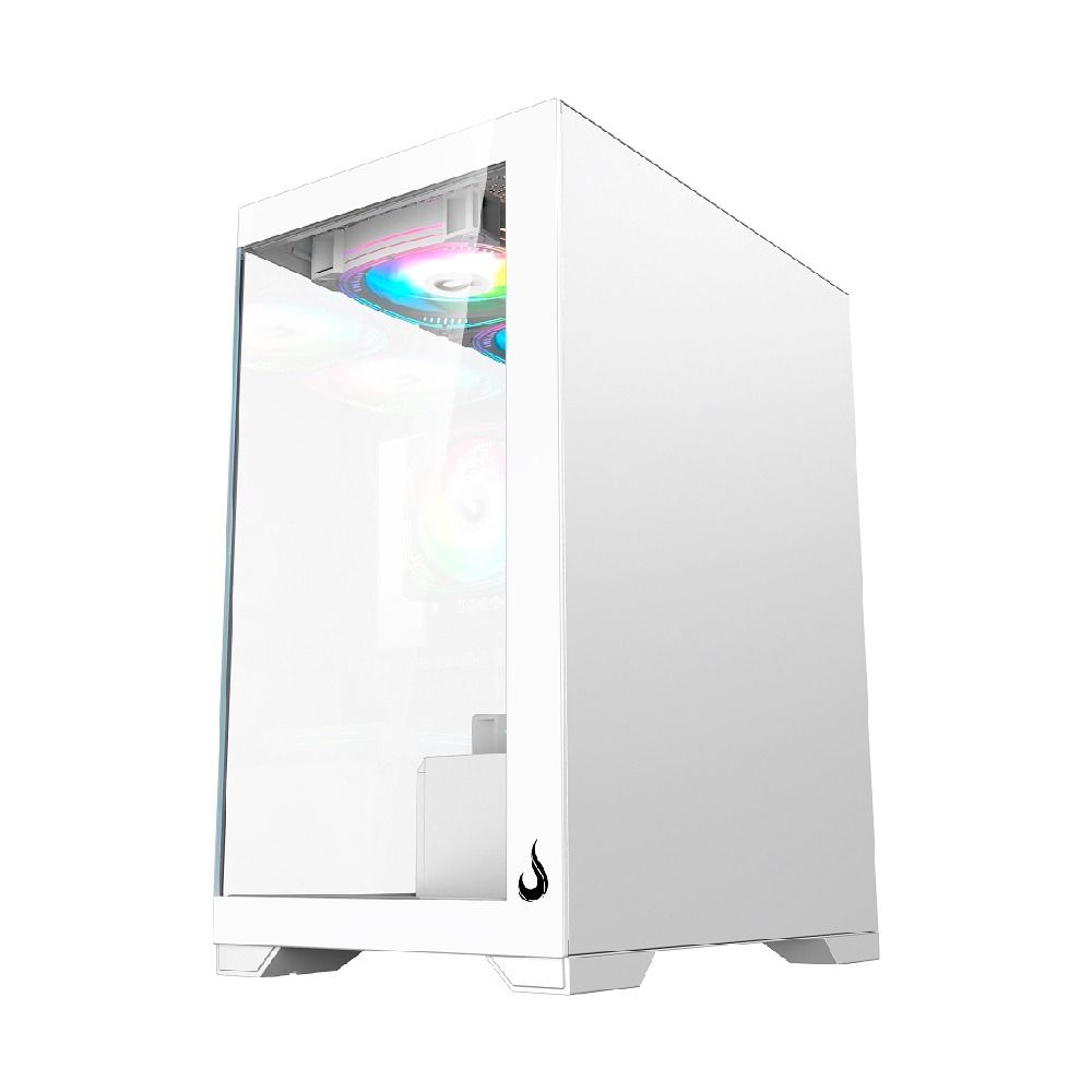 gabinete gamer rise mode crystal glass mid tower vidro temperado usb 3.0 s/ fans gabinete gamer rise mode crystal glass mid tower vidro temperado usb 3.0 s/ fans