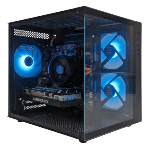 computador gamer ntc vulcano amd aq 1007 ar dual channel amd ryzen 5 5500 geforce rtx 3050 16gb ddr4 512gb ssd s/fans linux
