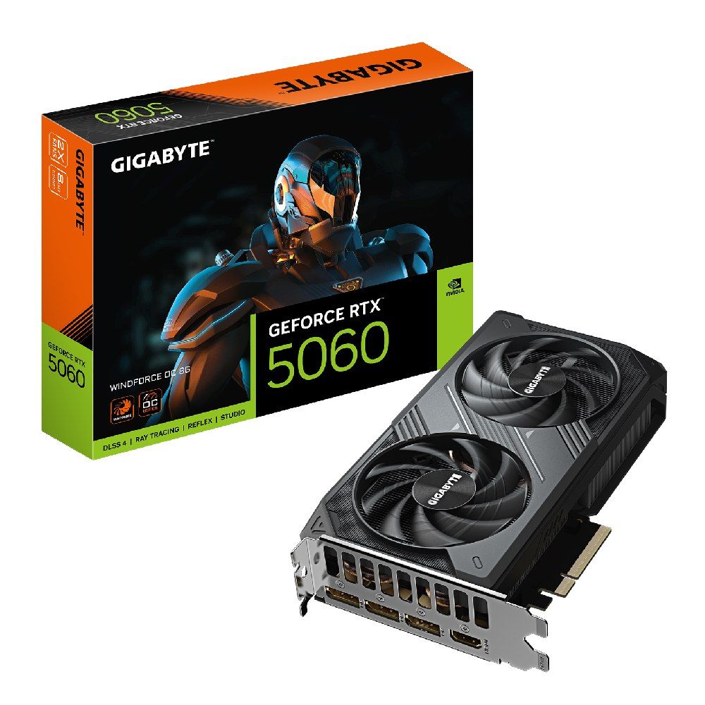 placa de vídeo gigabyte rtx 5060 windforce oc 8gb gddr7 128bits gv n5060wf2oc 8gd placa de vídeo gigabyte rtx 5060 windforce oc 8gb gddr7 128bits gv n5060wf2oc 8gd