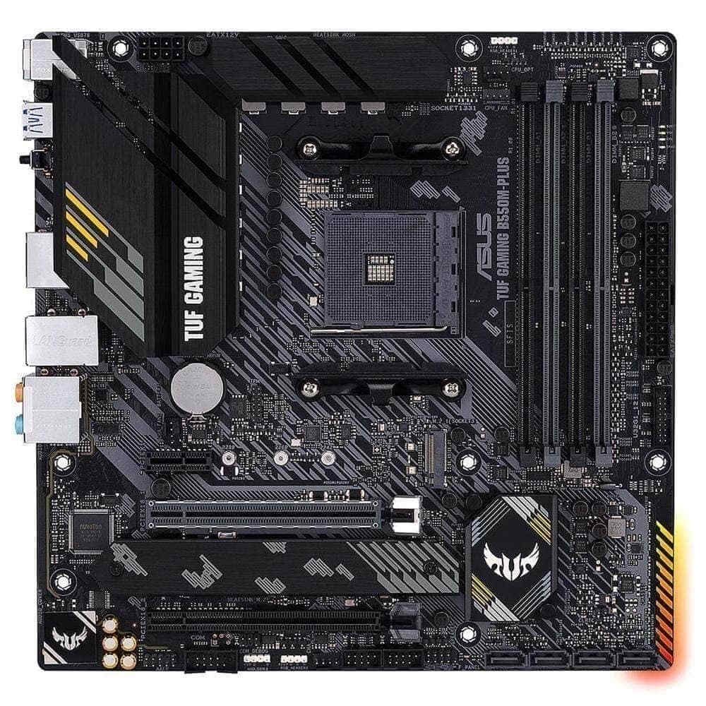 placa mãe asus tuf gaming b550m plus am4 ddr4 hdmi displayport m.2 usb matx placa mãe asus tuf gaming b550m plus am4 ddr4 hdmi displayport m.2 usb matx