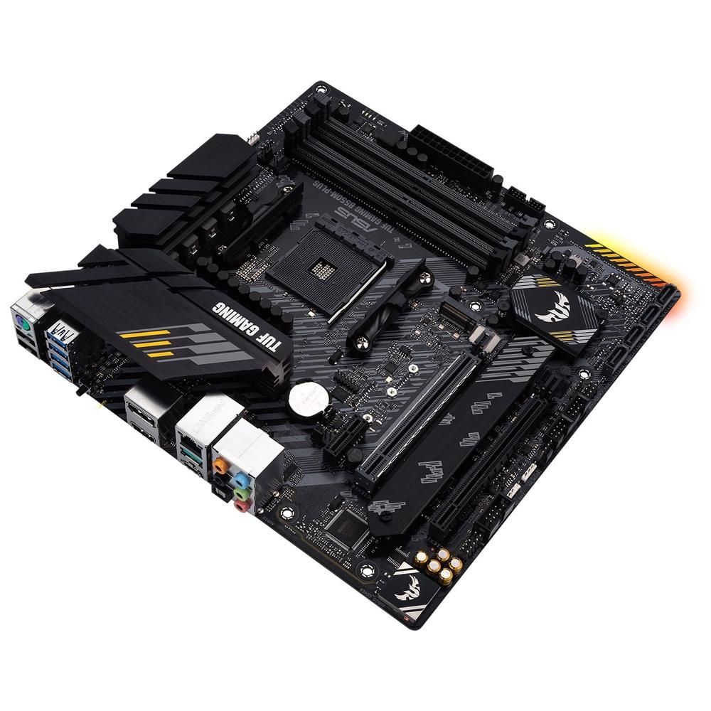 placa mãe asus tuf gaming b550m plus am4 ddr4 hdmi displayport m.2 usb matx placa mãe asus tuf gaming b550m plus am4 ddr4 hdmi displayport m.2 usb matx