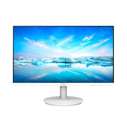 monitor philips 21,5" led branco full hd 75hz lcd va 4ms hdmi vga 221v8lw