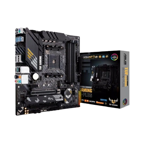 placa mãe asus tuf gaming b550m plus am4 ddr4 hdmi displayport m.2 usb matx