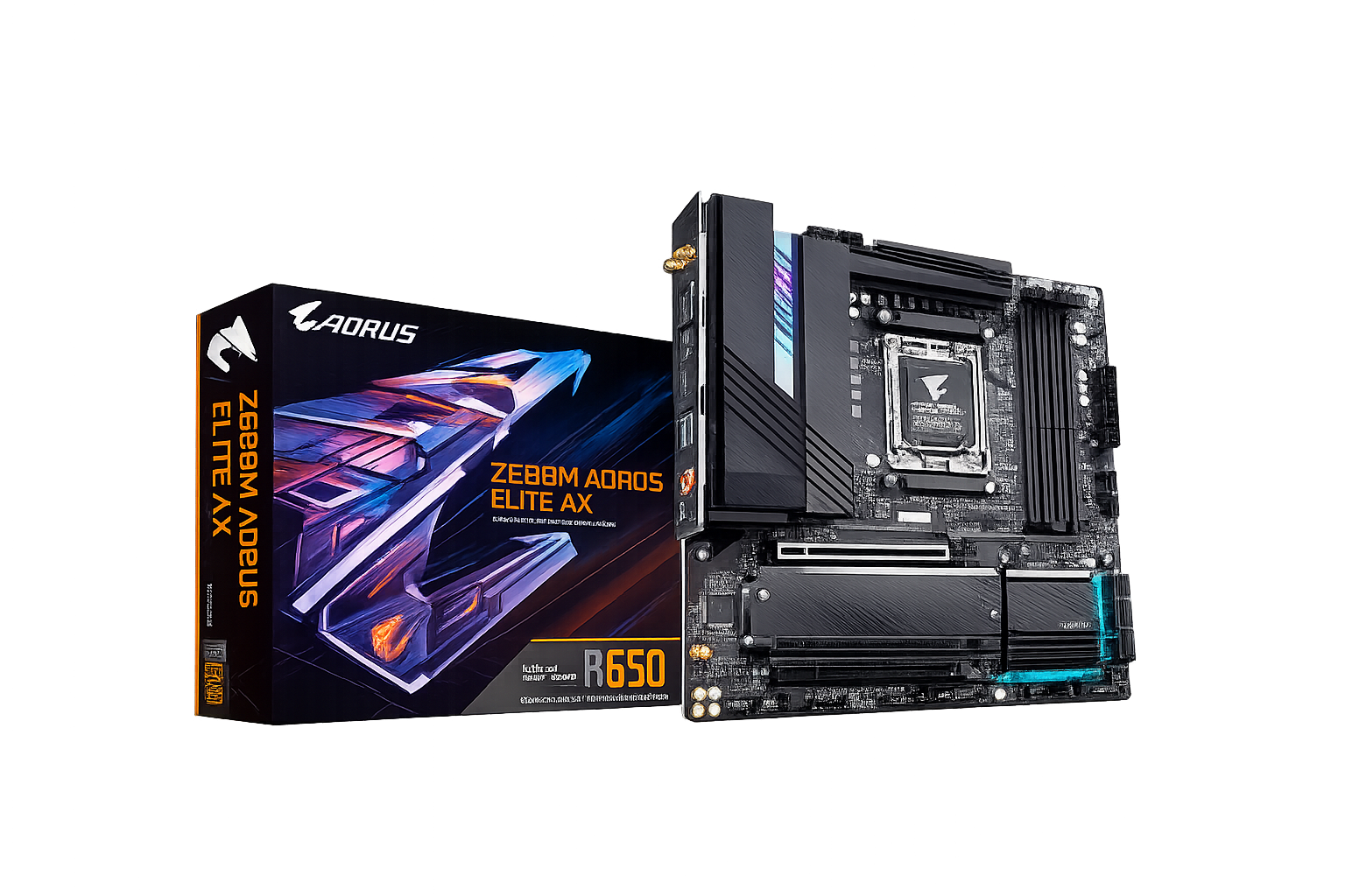 placa mãe gigabyte b650m aorus elite ax wifi am5 ddr5 matx placa mãe gigabyte b650m aorus elite ax wifi am5 ddr5 matx