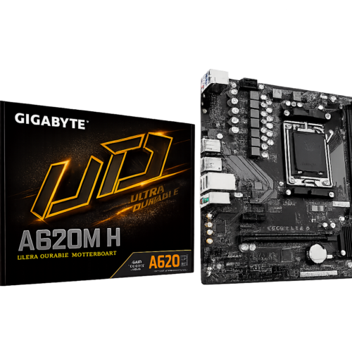 placa mãe gigabyte a620m h am5 2xddr5 chipset amd a620 matx
