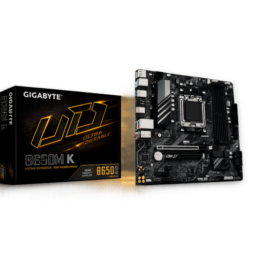 placa mãe gigabyte b650m k am5 ddr5 matx