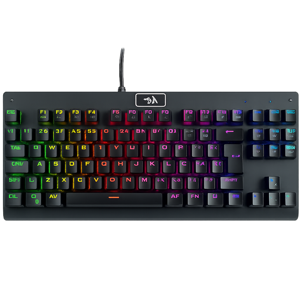 teclado mecânico redragon dark avenger switch blue rgb c/fio preto teclado mecânico redragon dark avenger switch blue rgb c/fio preto