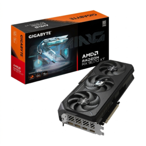 placa de vídeo gigabyte amd radeon rx 9070 xt gaming oc 16gb gddr6 256bit