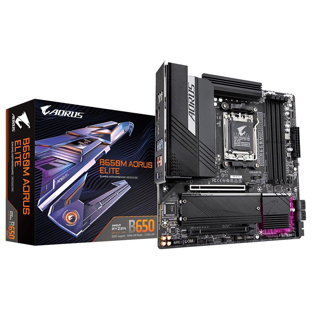 placa mãe gigabyte b650m aorus elite amd am5 chipset b650 4xddr5 matx placa mãe gigabyte b650m aorus elite amd am5 chipset b650 4xddr5 matx