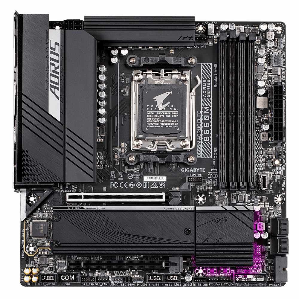 placa mãe gigabyte b650m aorus elite amd am5 chipset b650 4xddr5 matx placa mãe gigabyte b650m aorus elite amd am5 chipset b650 4xddr5 matx