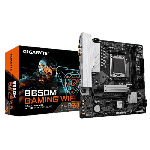 placa mãe gigabyte b650m gaming wifi amd am5 chipset b650 2xddr5 matx