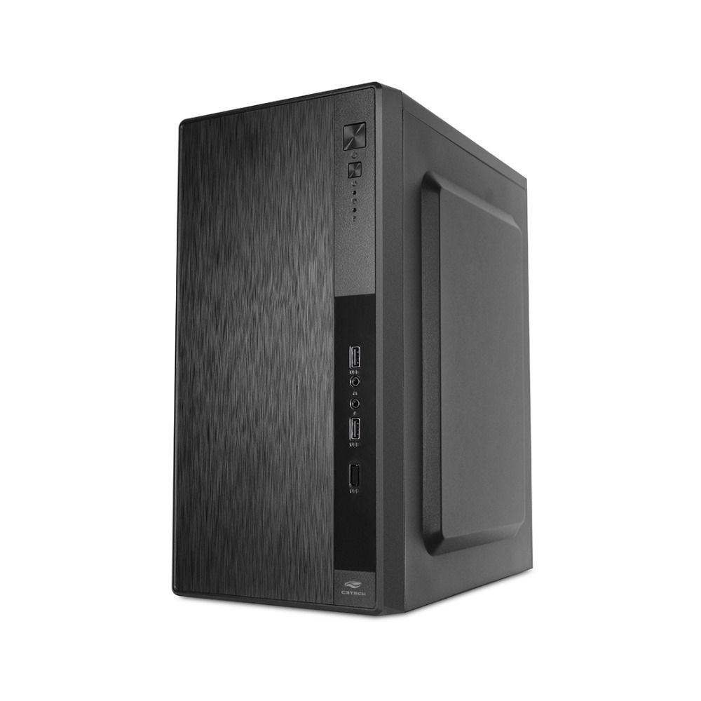 gabinete office c3tech mini tower usb 2.0 s/ fans preto gabinete office c3tech mini tower usb 2.0 s/ fans preto