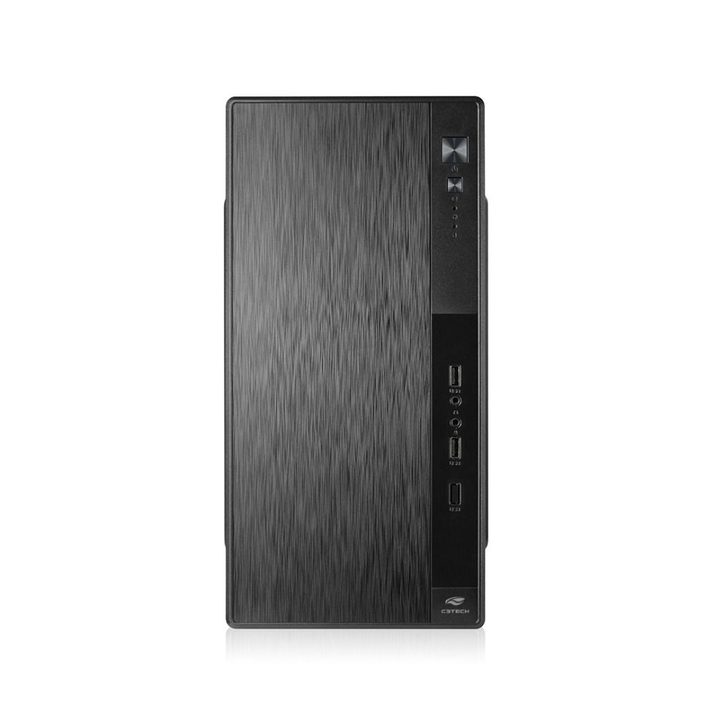 gabinete office c3tech mini tower usb 2.0 s/ fans preto gabinete office c3tech mini tower usb 2.0 s/ fans preto
