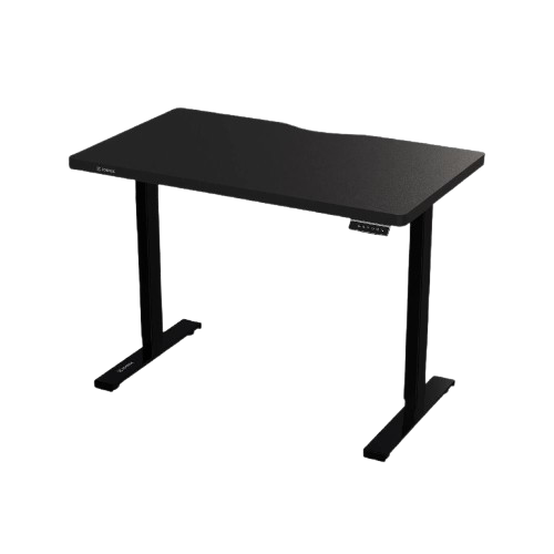 mesa elétrica fortrek lift altura ajustável motor duplo 120cm x 60cm preta 86969