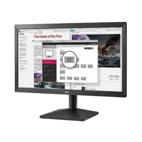 monitor lg 19,5'' led hd 60hz led tn 2ms hdmi vga 20mk400h b