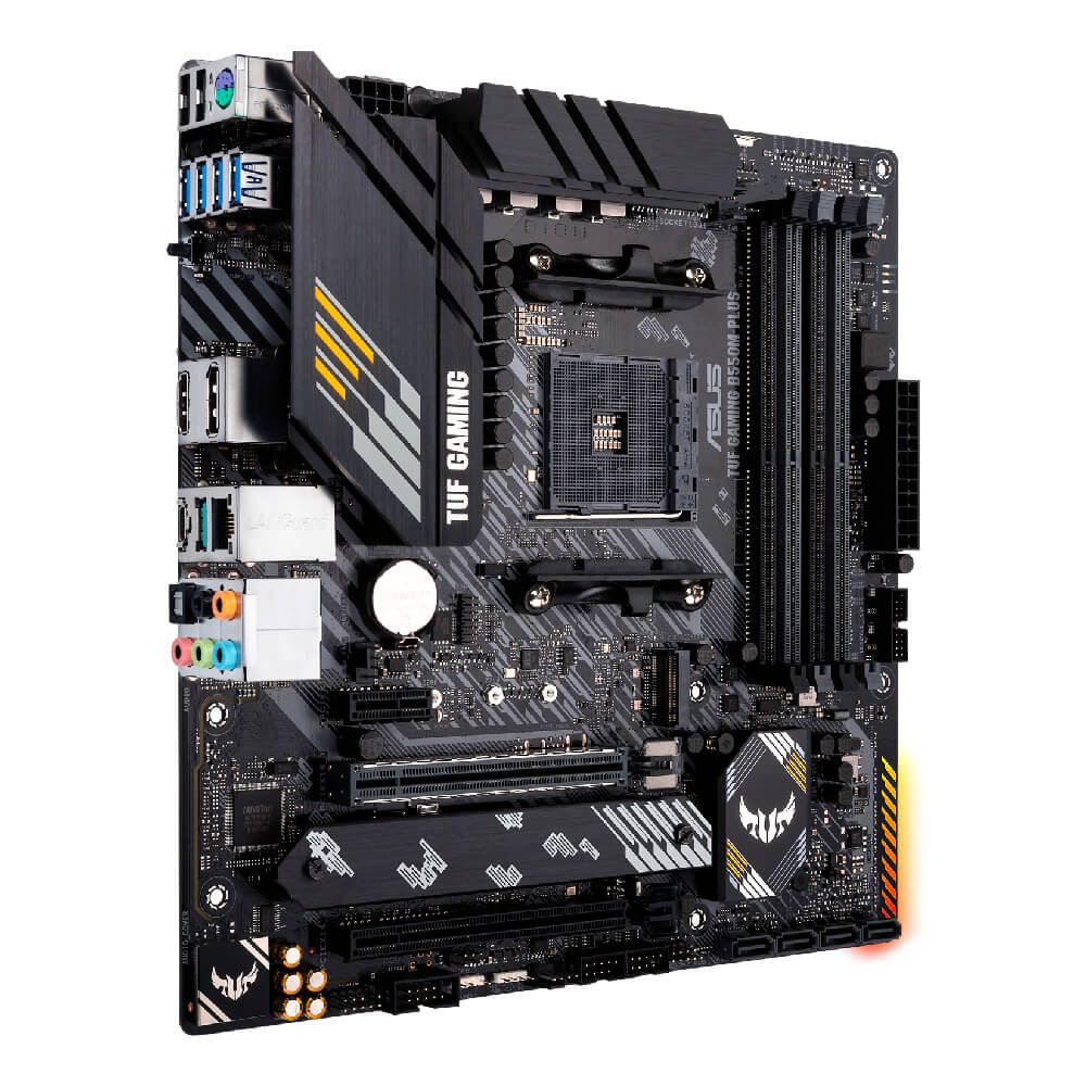 placa mãe asus tuf gaming b550m plus am4 ddr4 hdmi displayport m.2 usb matx placa mãe asus tuf gaming b550m plus am4 ddr4 hdmi displayport m.2 usb matx