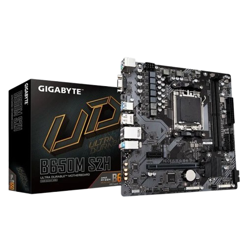 placa mãe gigabyte b650m s2h am5 ddr5 hdmi dp vga usb 3.2 m.2 matx