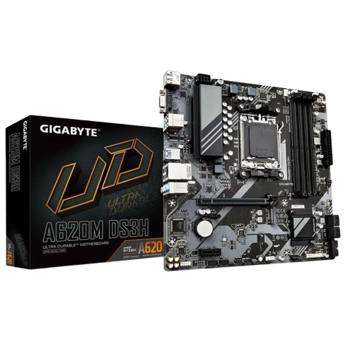 placa mãe gigabyte a620m ds3h am5 a620 matx ddr5