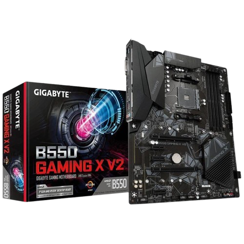 placa mãe gigabyte b550 gaming x v2 am4 ddr4 hdmi dvi d m.2