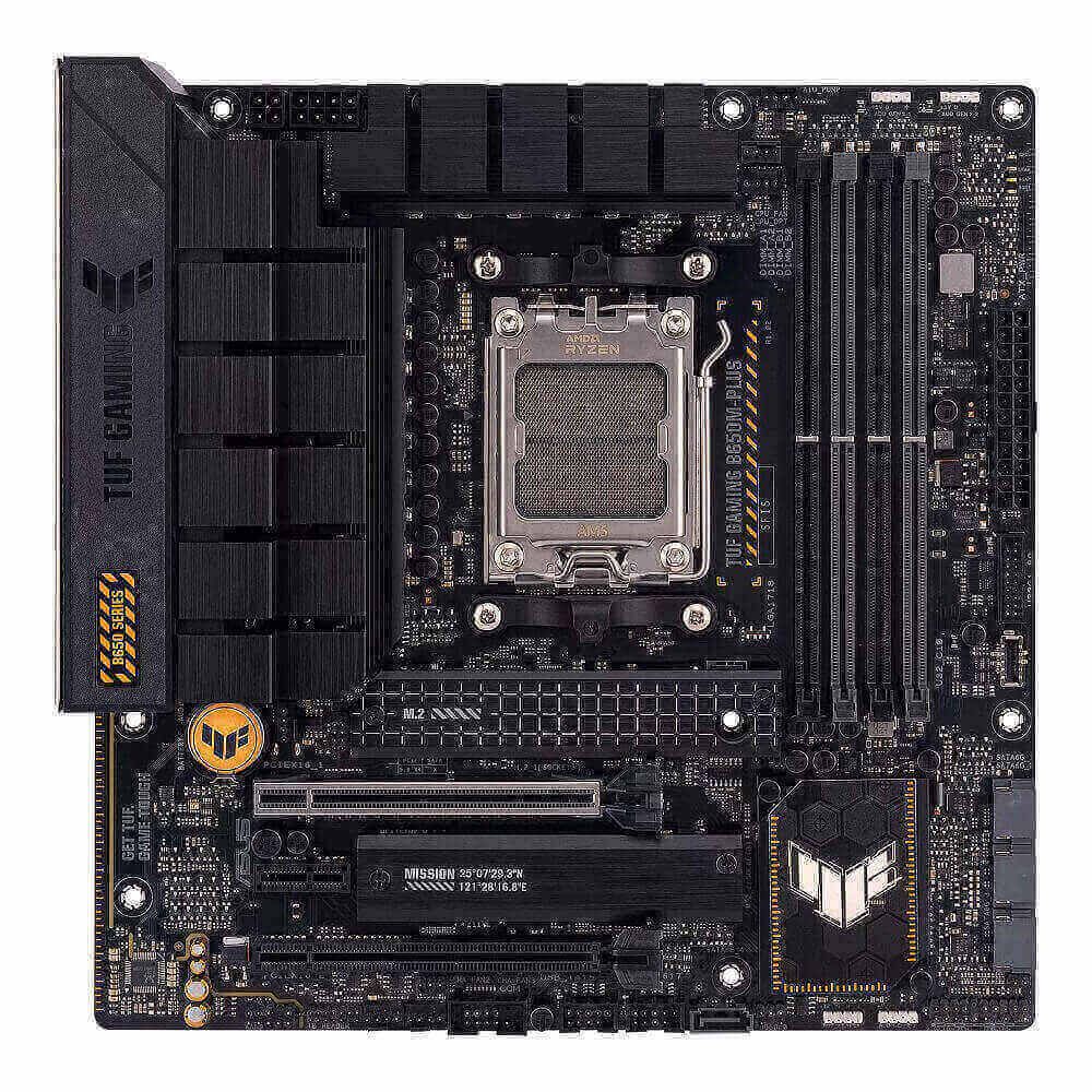 placa mãe asus tuf gaming b650m plus am5 ddr5 hdmi m.2 usb 3.2 rgb placa mãe asus tuf gaming b650m plus am5 ddr5 hdmi m.2 usb 3.2 rgb