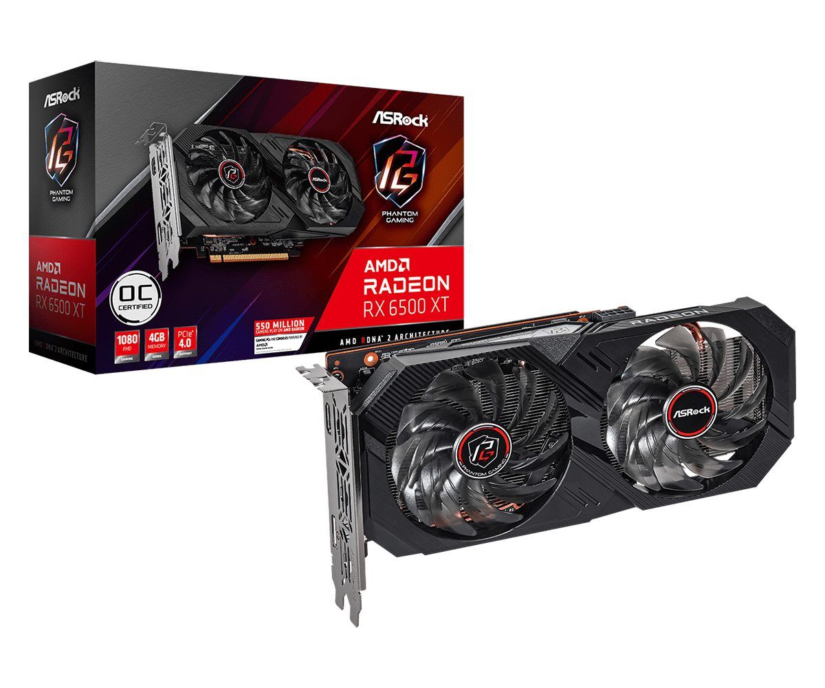 placa de vídeo asrock rx 6500 xt gaming d oc 4gb gddr6 64bits 90 ga3dzz 00uanf placa de vídeo asrock rx 6500 xt gaming d oc 4gb gddr6 64bits 90 ga3dzz 00uanf